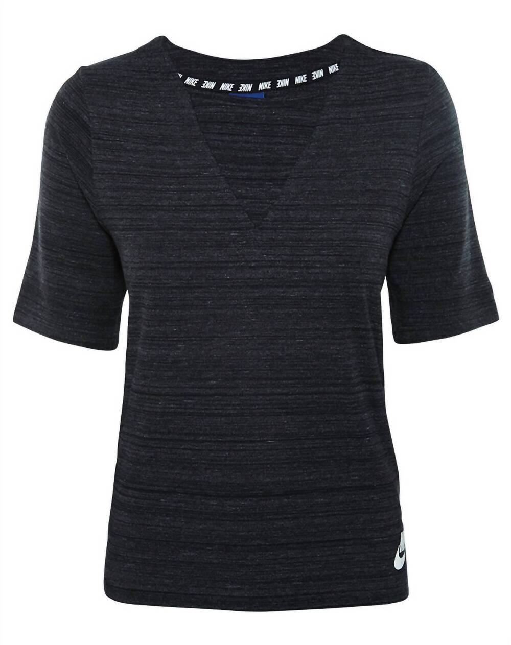 NEW NIKE women's sportswear advance 15 top in black/white